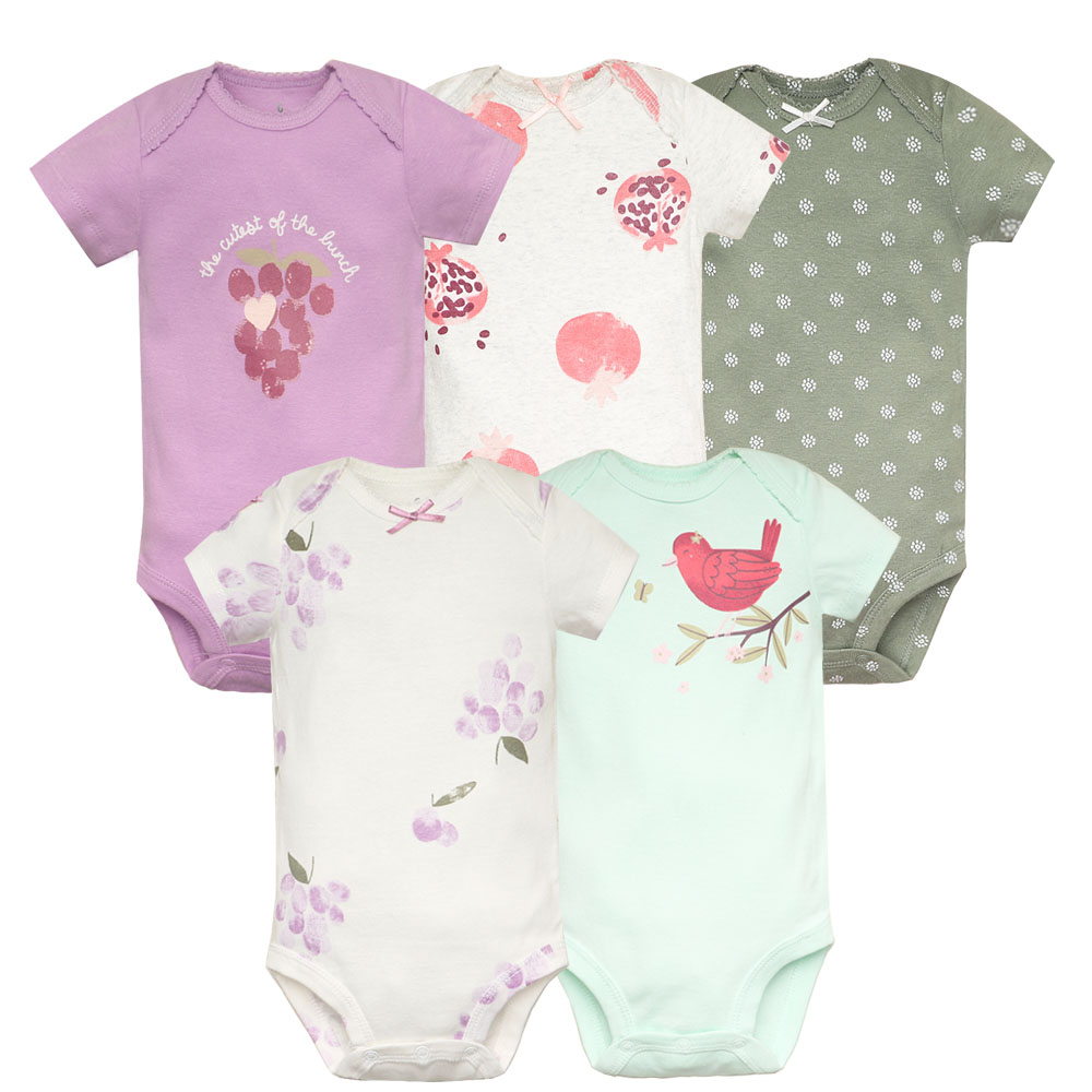 Baby Clothing Outlet - 5 pçs/lote bodysuit do bebê moda