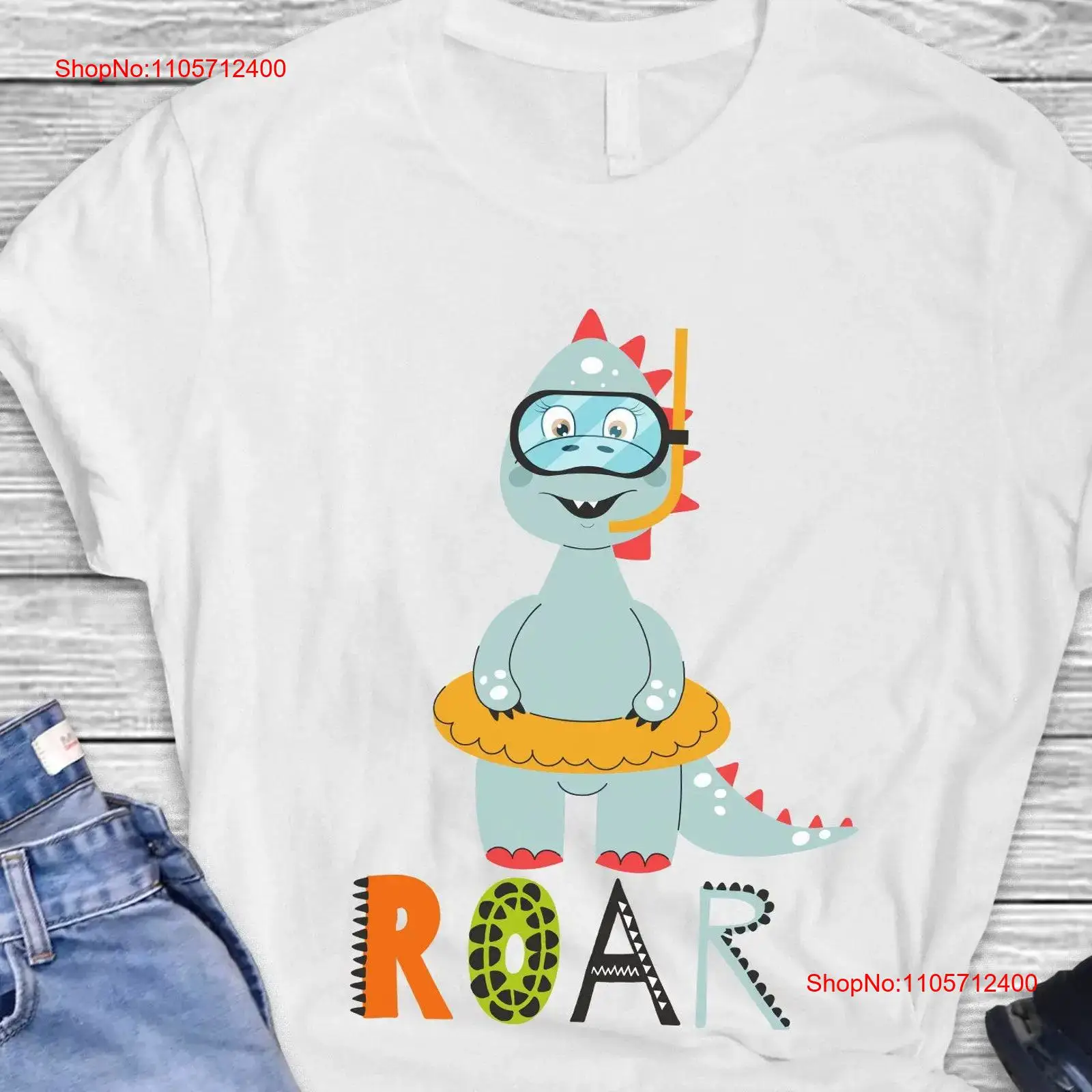 Baby Clothing Wash - Camiseta Abdl Dinossauro Babyfur Dino Para