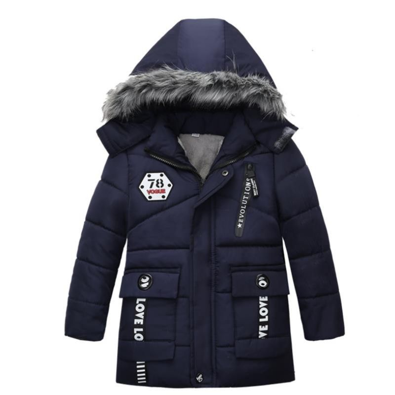 Baby Clothing Zipper - Crianças jaqueta de inverno meninos com