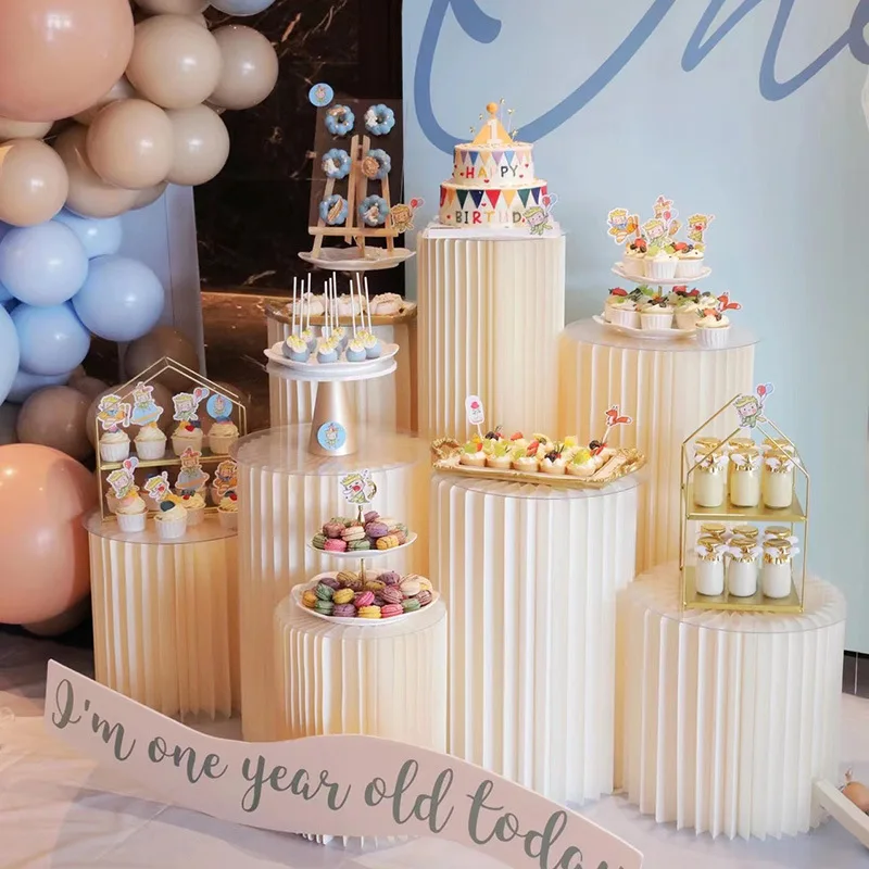 Baby Clothing Rack For Baby Shower - Suporte de bolo de papel dobrável,