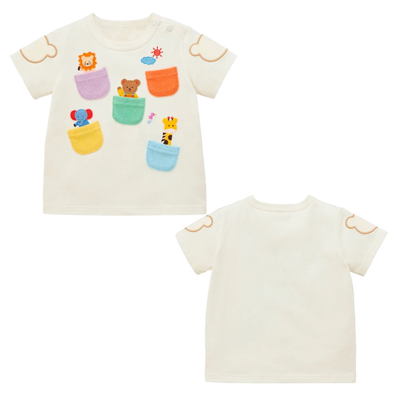 Baby Zoo Clothing - Camiseta infantil para bebês, camiseta fofa