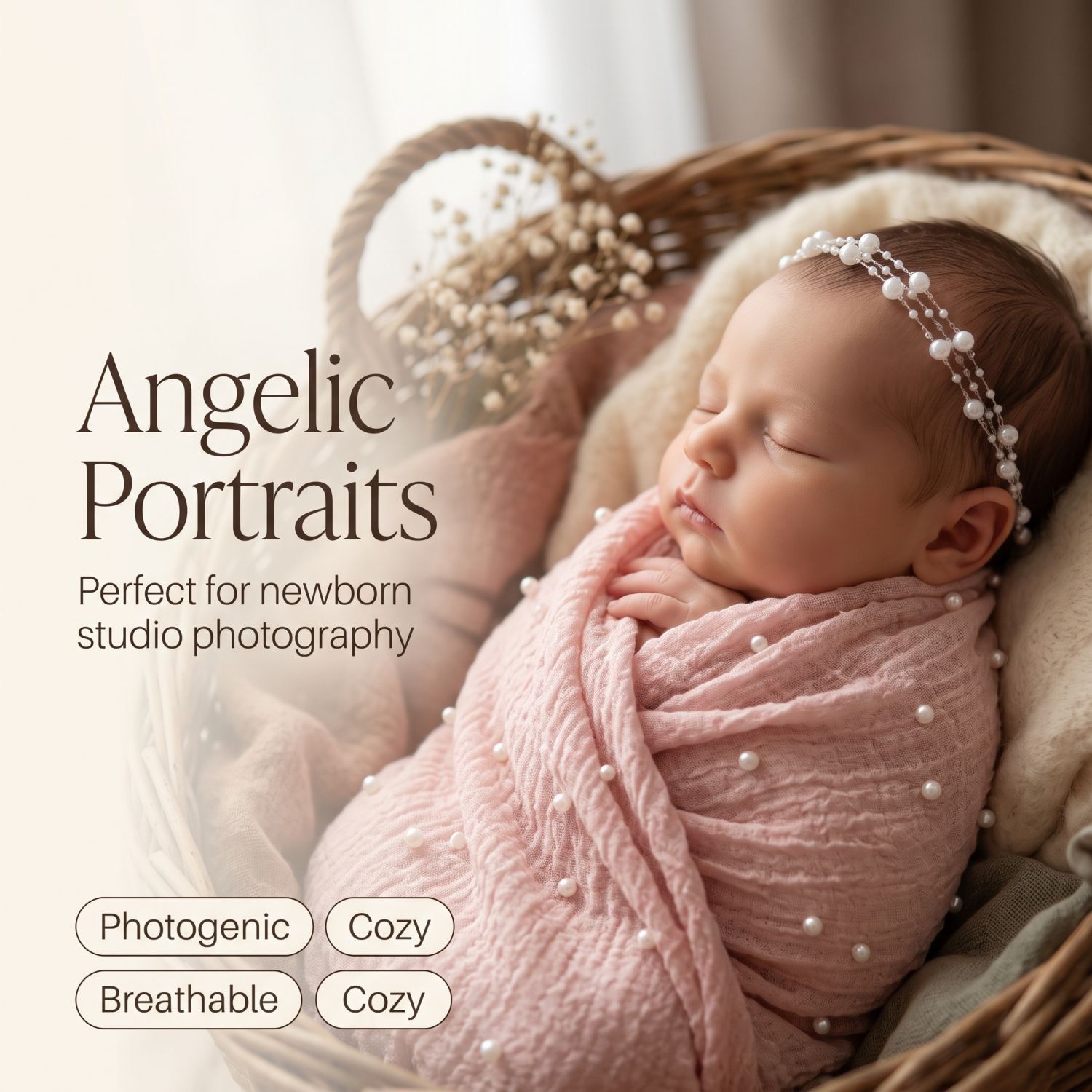 Baby Clothing Made In Usa - Novo pano de envolver para fotografia