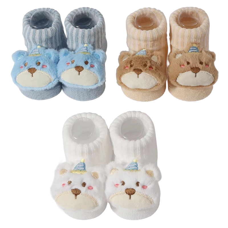 Baby Clothing Outlet - 3 pares/set meias do bebê meninas