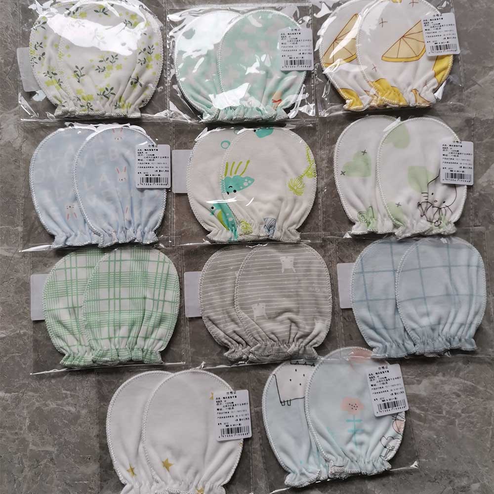 Baby Mittens Scratch - 5 pares luvas anti-risco para bebês