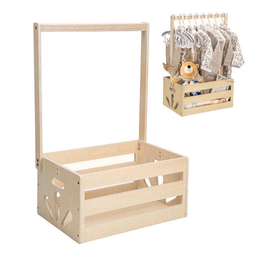 Baby Clothing Rack For Baby Shower - Prateleira de Armazenamento, Organizador de Presentes