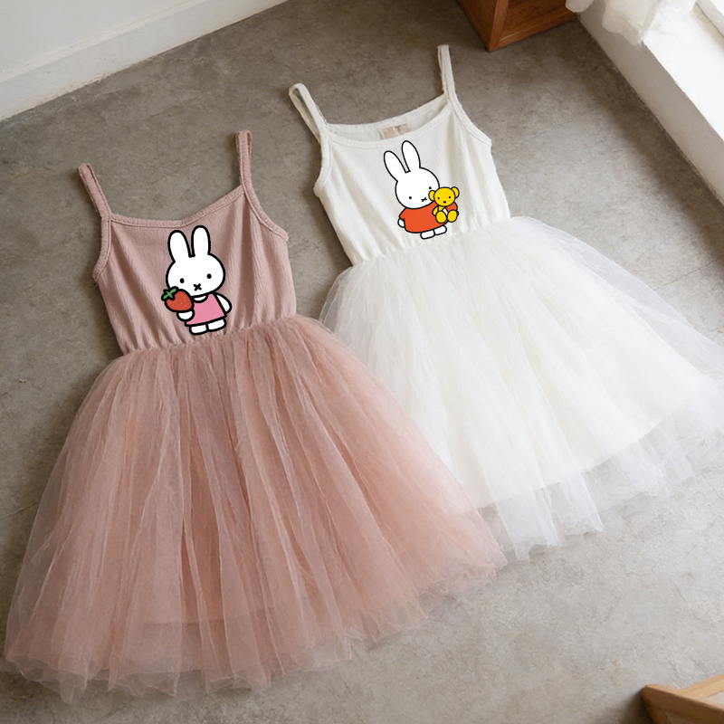 Baby Clothing Items - Vestido Infantil Miffy com Alças Finas