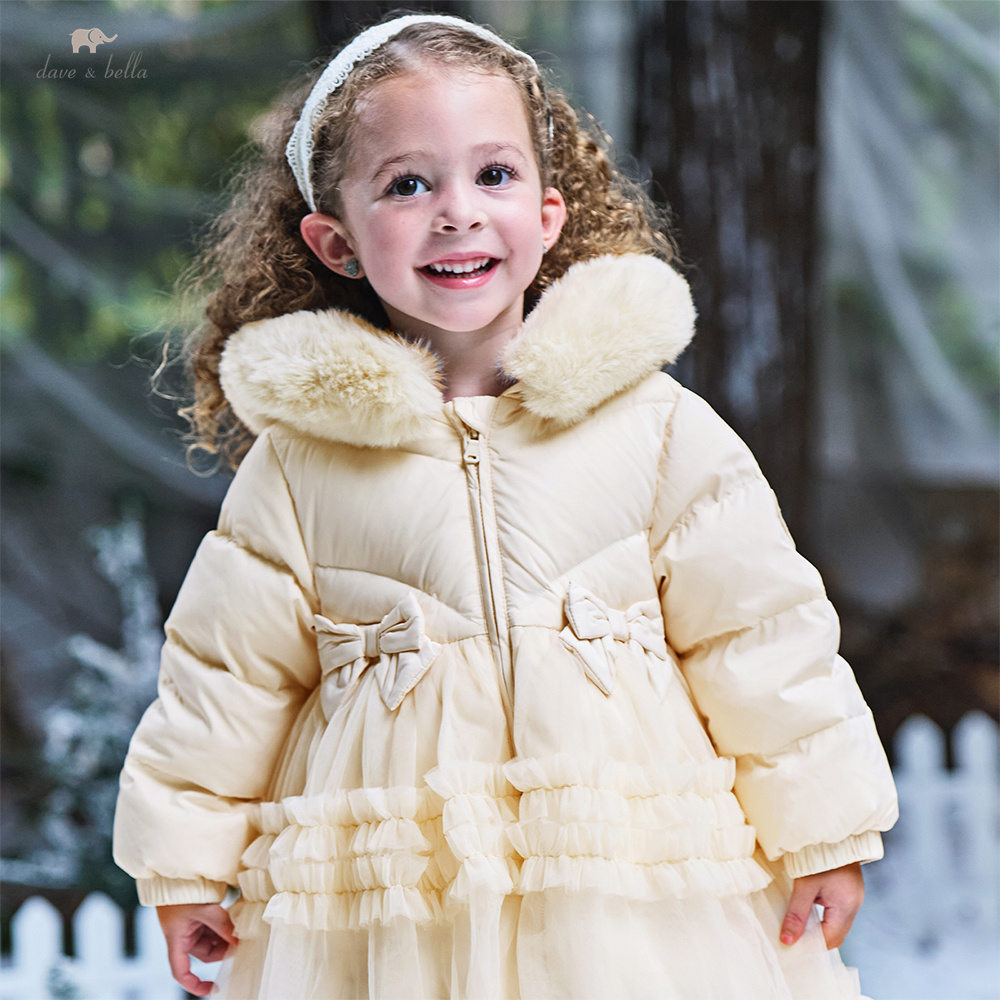 Baby Clothing Zipper - Dave bella meninas jaqueta outono inverno
