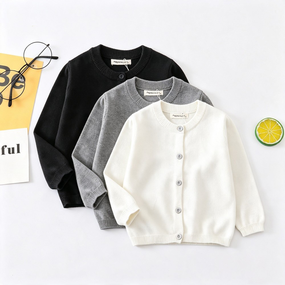 Knit Cardigan Infant - Suéter de malha para bebês, casaco