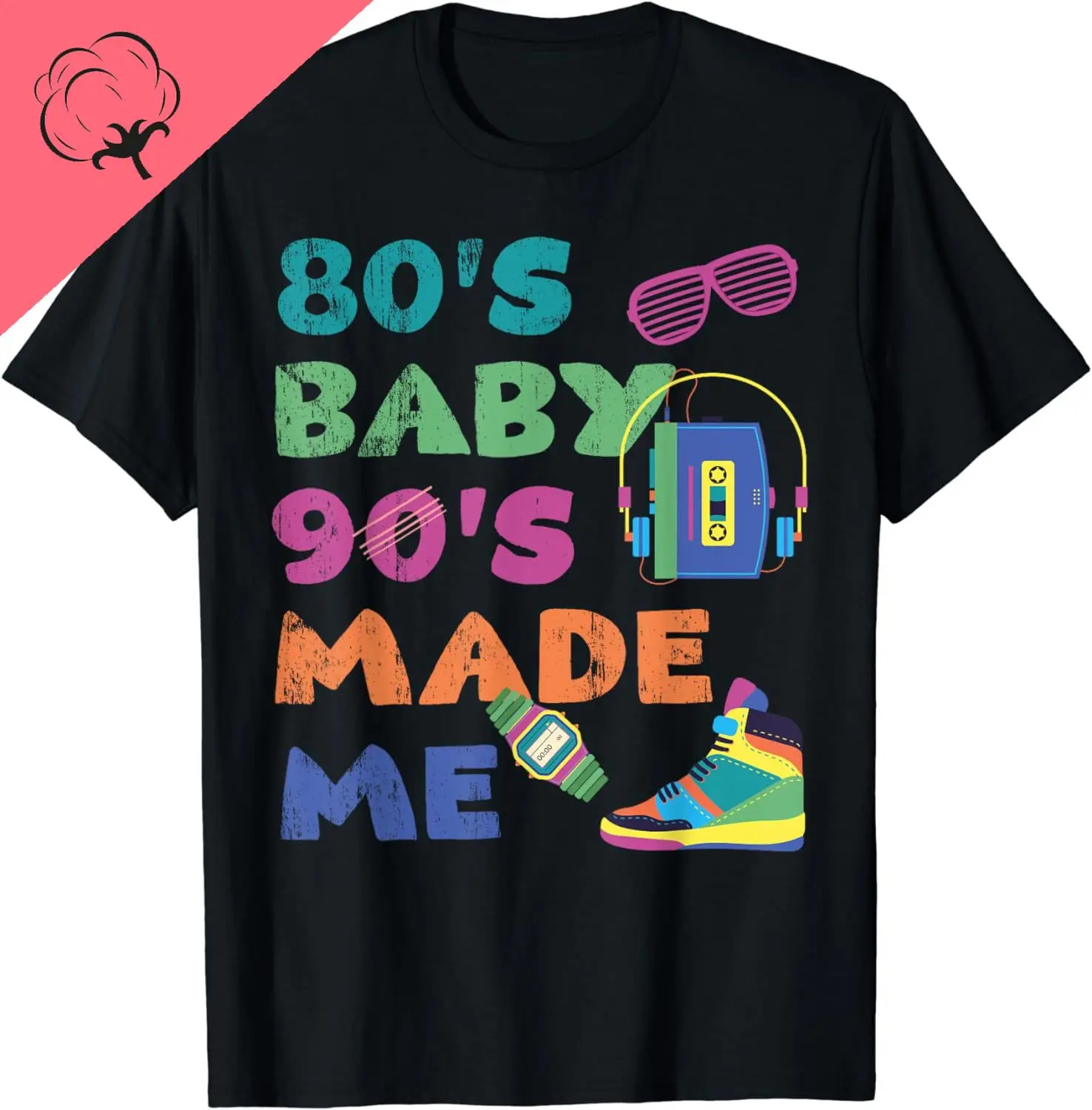 Baby Clothing Made In Usa - Camiseta Vintage dos Anos 80 e