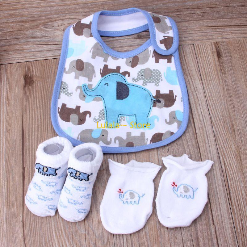 Y4qa babadores meias luvas 0-6 - Baby Mittens Scratch avaliação e preço