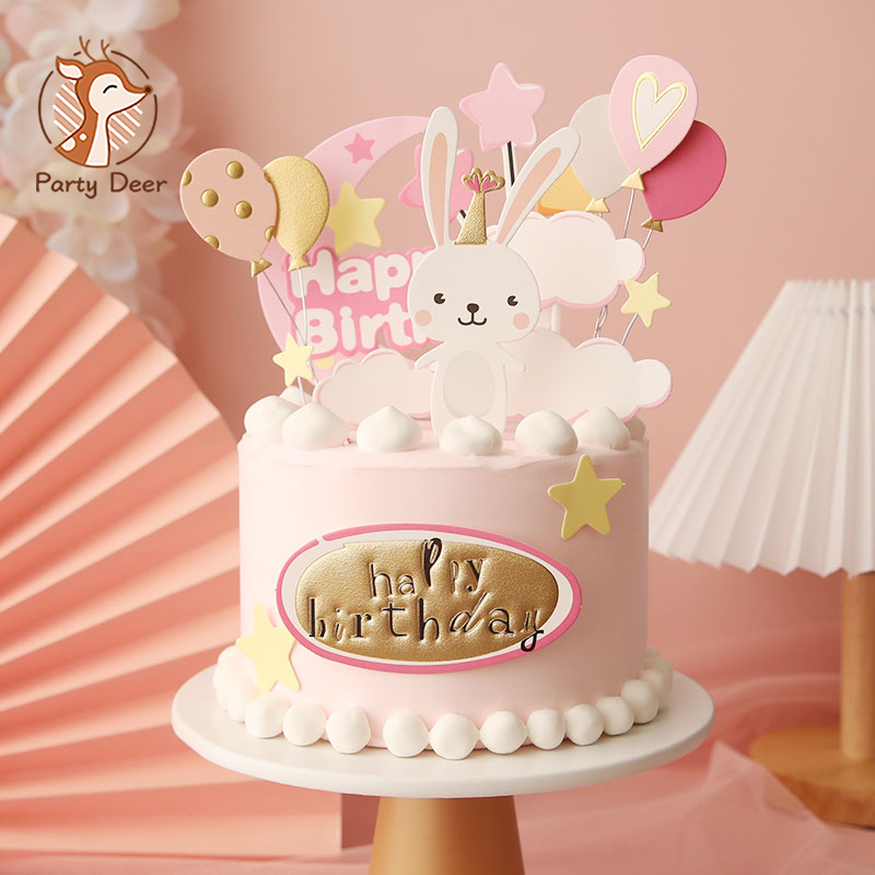 Balões rosa coelho decorações  - Baby Clothing Gifts avaliação e preço