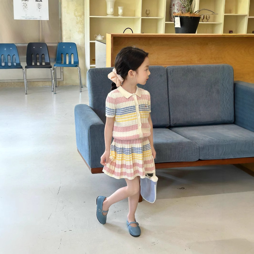 Meninas terno 2025 verão novas - Knit Cardigan Infant avaliação e preço