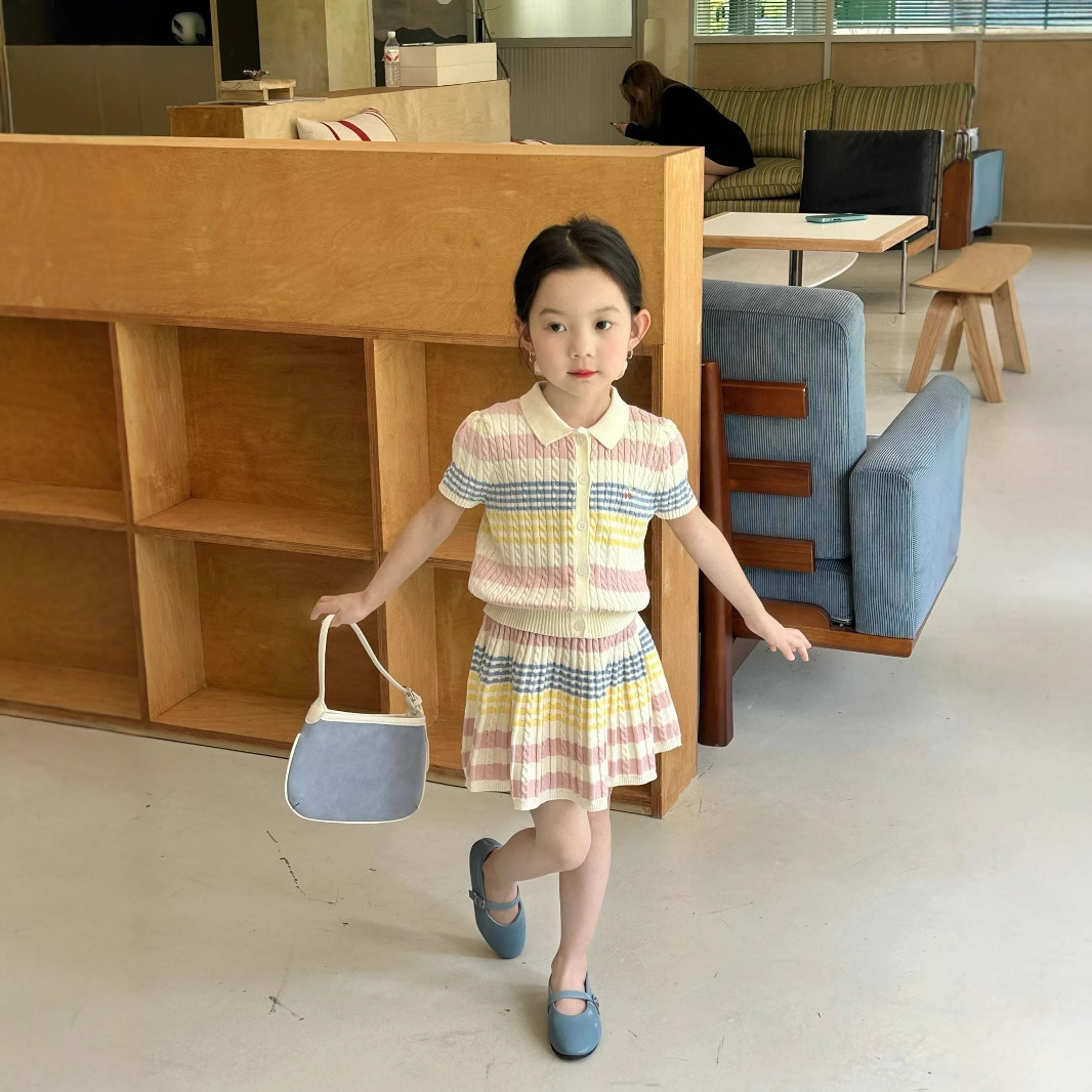 Meninas terno 2025 verão novas - Knit Cardigan Infant avaliação e preço
