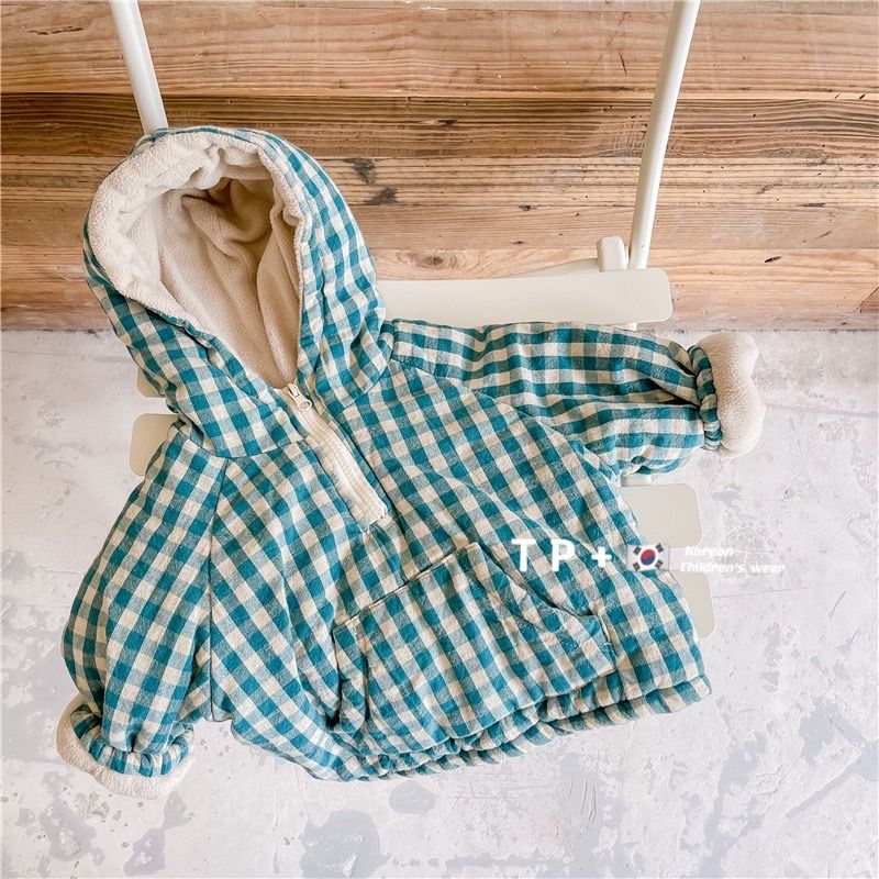 Moda xadrez crianças jaqueta 2 - Baby Clothing Zipper avaliação e preço
