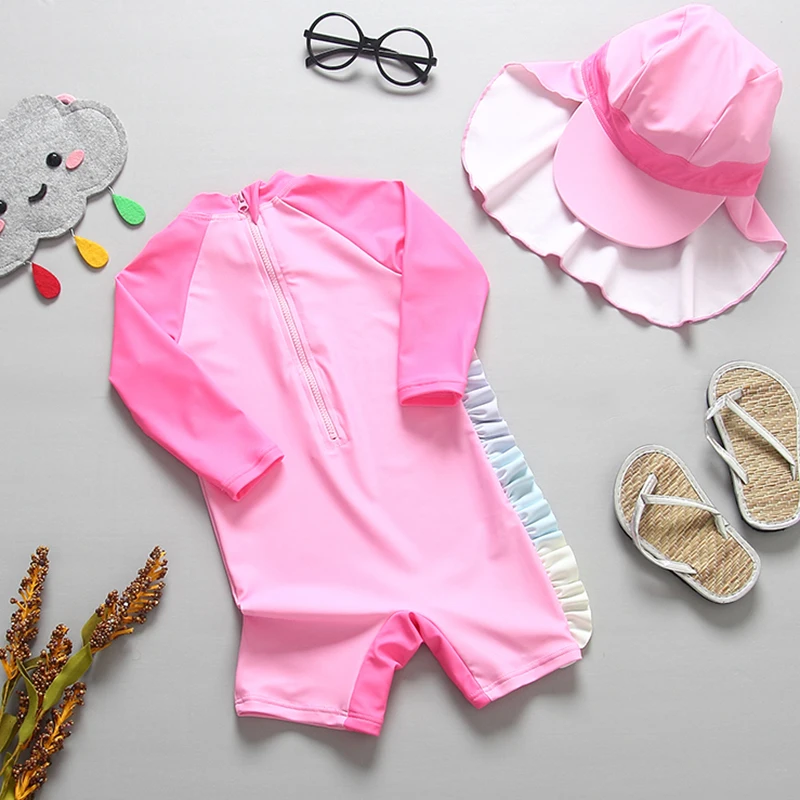 Unicórnio One Piece Swimsuit p - Baby Swimwear Uv avaliação e preço