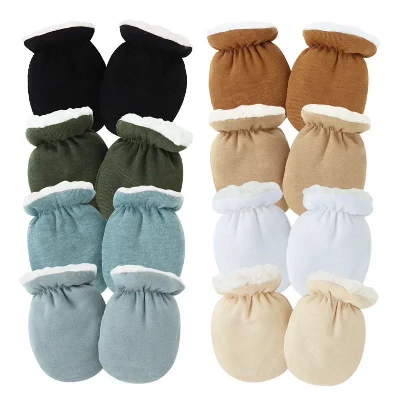 Lã quente luvas recém-nascidos - Baby Mittens Scratch avaliação e preço