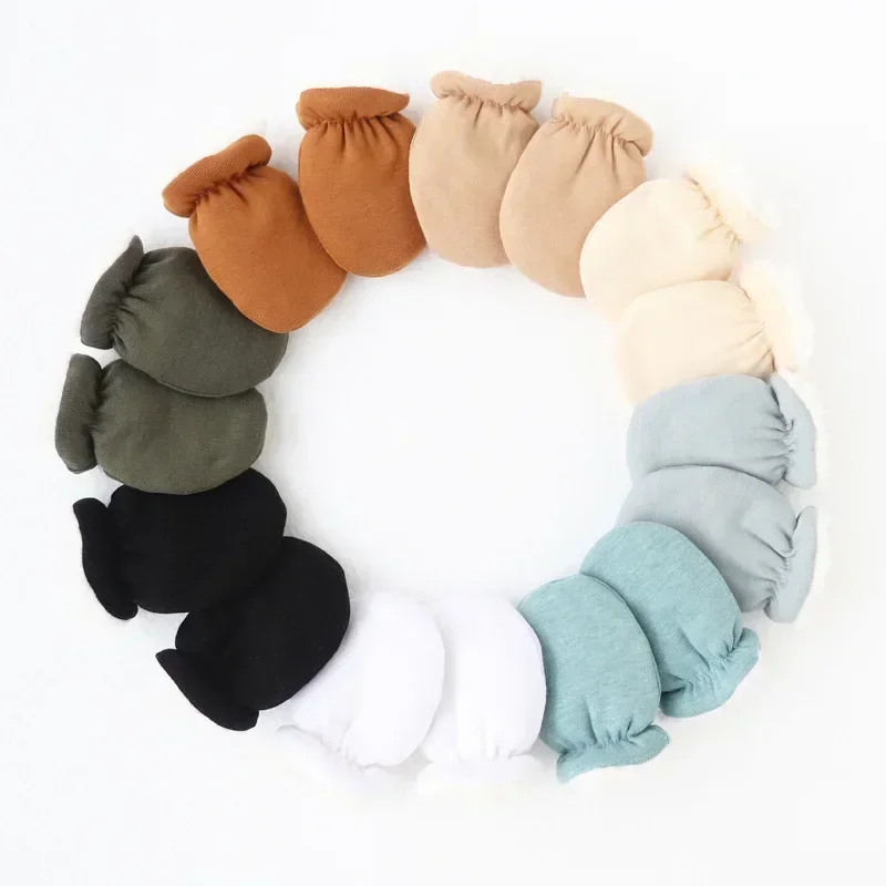 Lã quente luvas recém-nascidos - Baby Mittens Scratch avaliação e preço