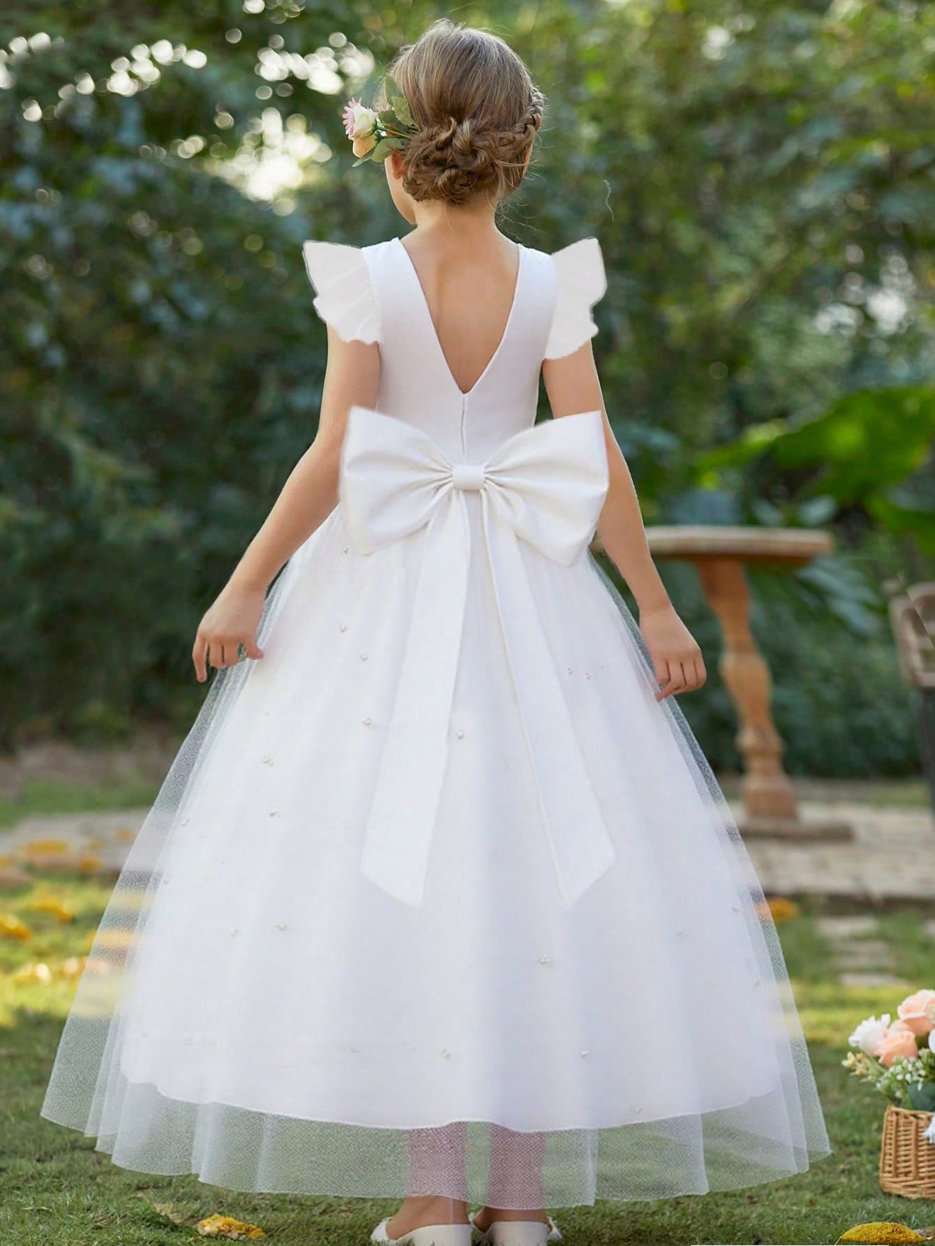 Vestido de Tule Floral de Verã - Baby Z Clothing avaliação e preço