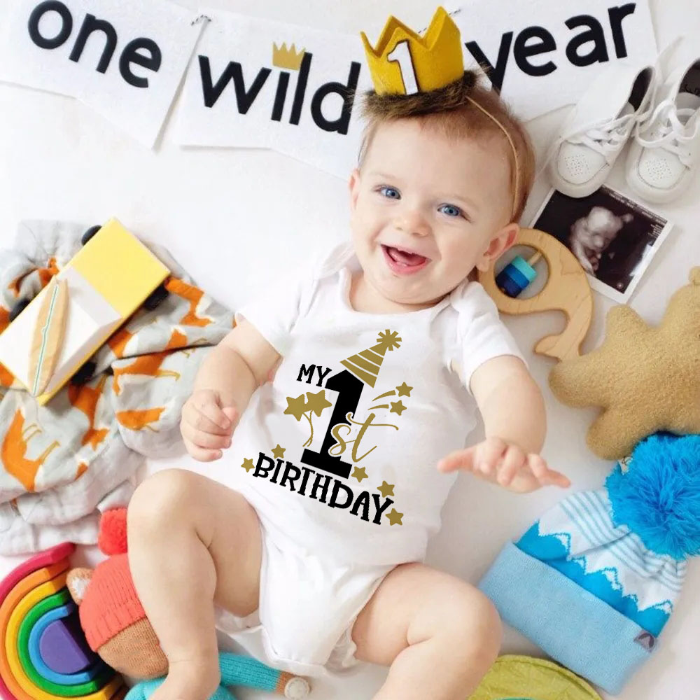 Recém-nascido Meu 1 ° Aniversá - Baby Clothing Outlet avaliação e preço