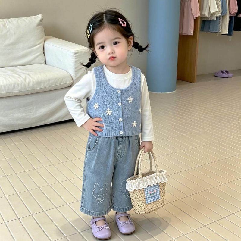 Colete de Tricô Sem Mangas par - Knit Cardigan Infant avaliação e preço