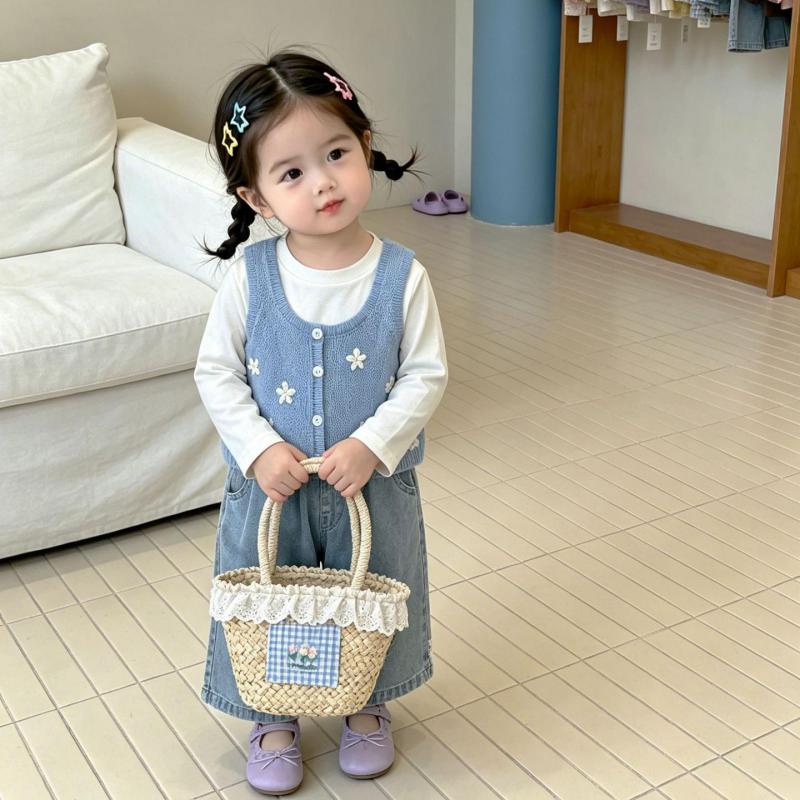 Colete de Tricô Sem Mangas par - Knit Cardigan Infant avaliação e preço