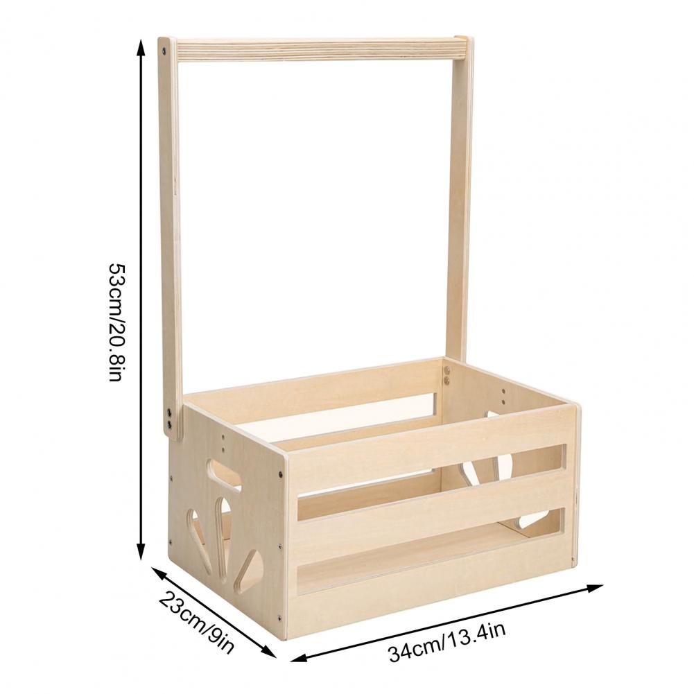 Cesto Organizador de Madeira p - Baby Clothing Rack For Baby Shower avaliação e preço