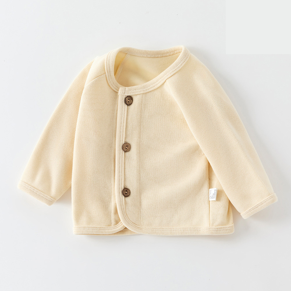 Crianças cardigan cor sólida p - Knit Cardigan Infant avaliação e preço