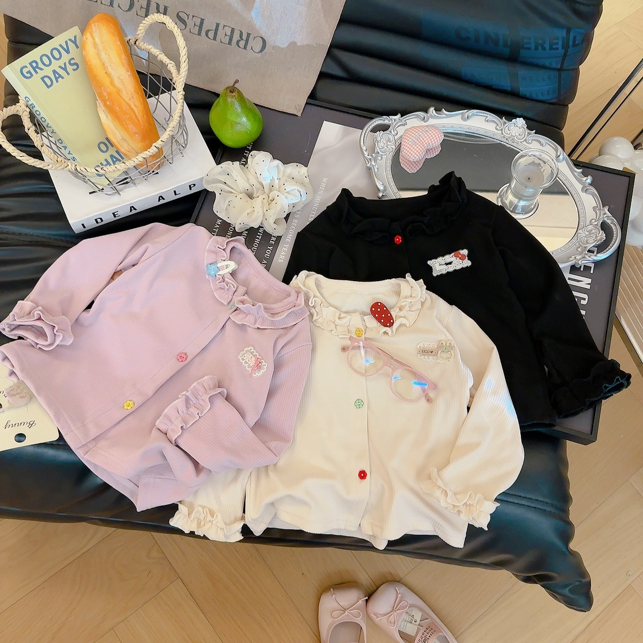 Camiseta de manga comprida par - Knit Cardigan Infant avaliação e preço