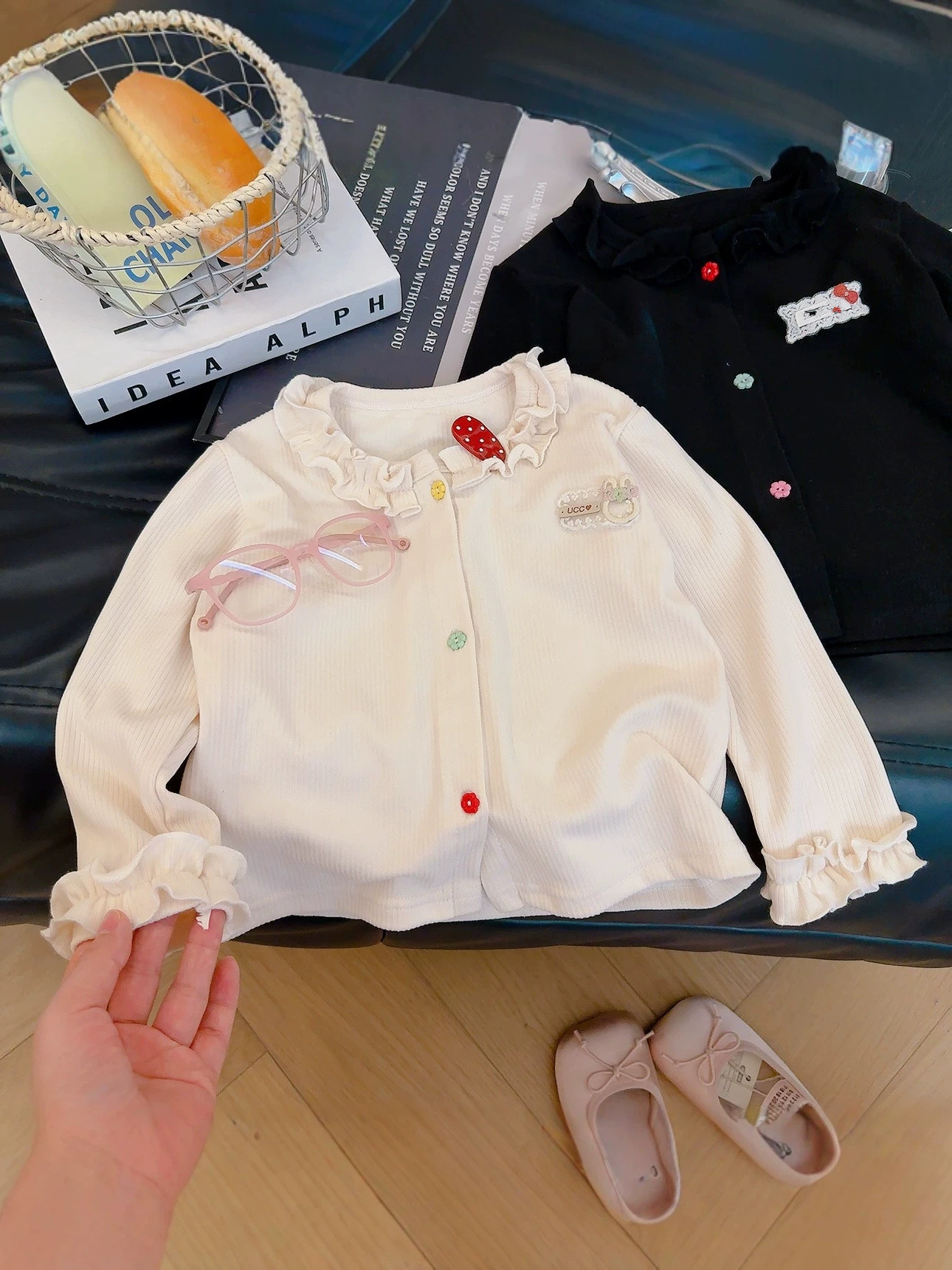 Camiseta de manga comprida par - Knit Cardigan Infant avaliação e preço