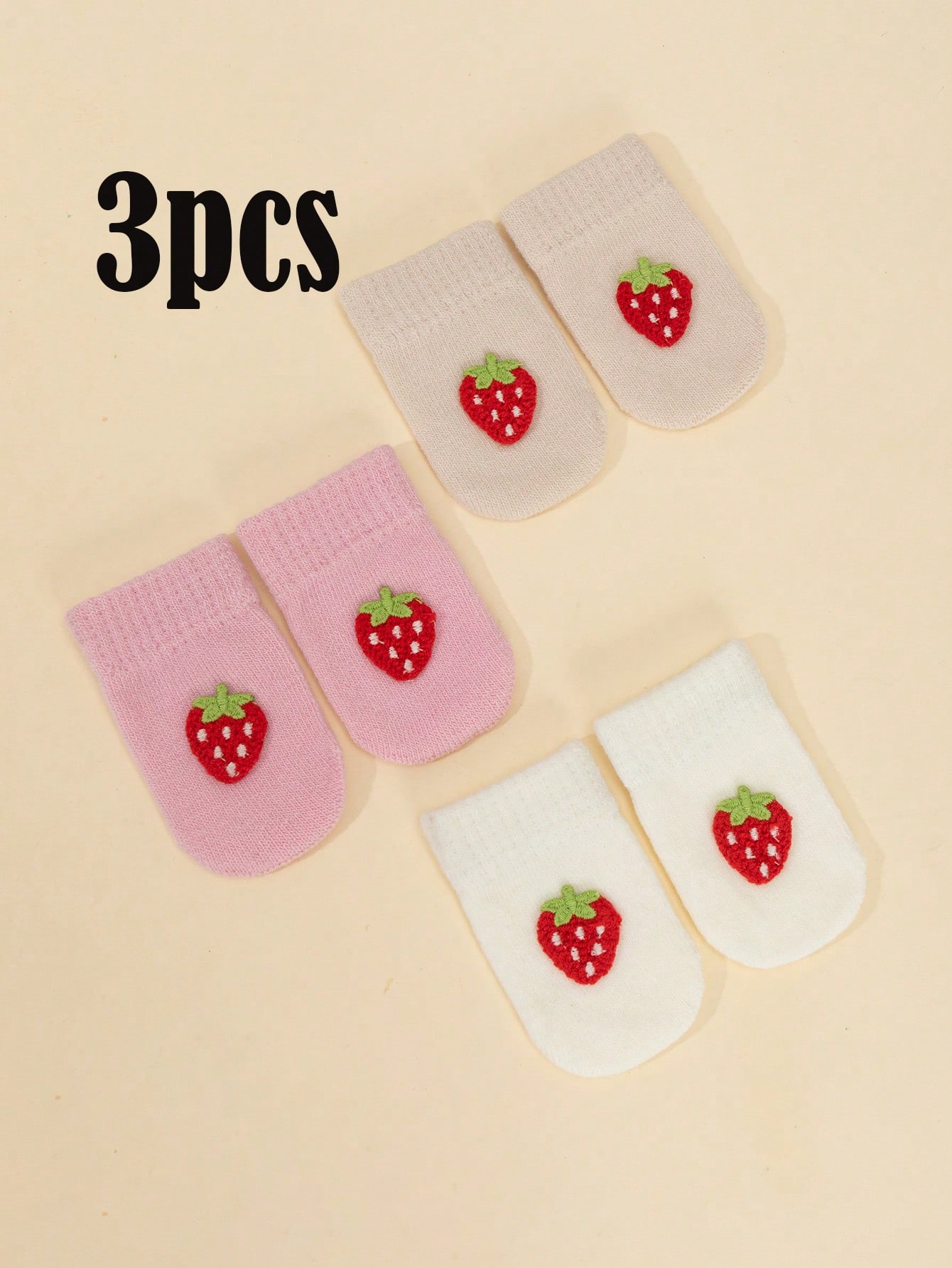 3 pares de luvas de malha para - Baby Mittens Scratch avaliação e preço