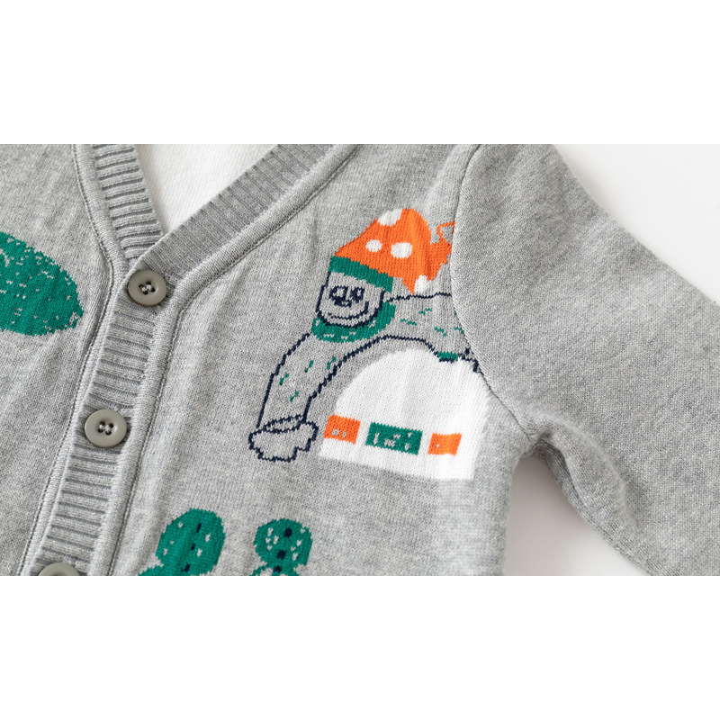2-8t criança bebê menino menin - Knit Cardigan Infant avaliação e preço