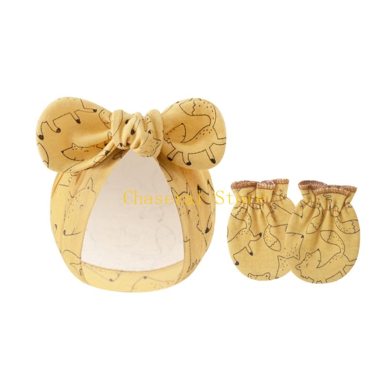 E7CE 4 SET CLOGON CHAPT CLOTKN - Baby Mittens Scratch avaliação e preço