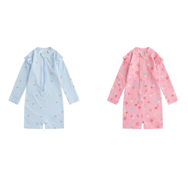 Maiô Infantil de Manga Longa c - Baby Swimwear Uv avaliação e preço
