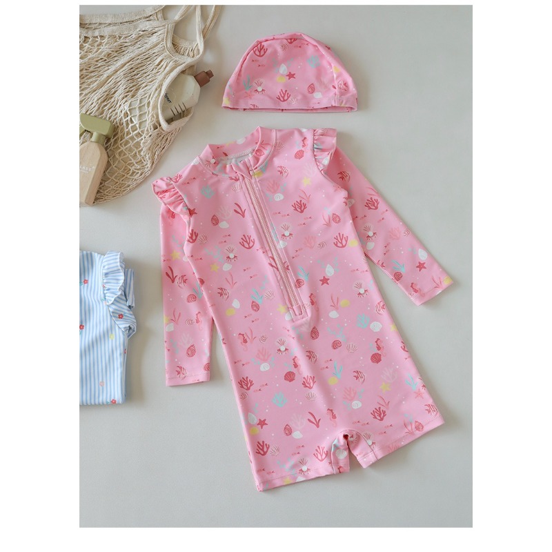 Maiô Infantil de Manga Longa c - Baby Swimwear Uv avaliação e preço