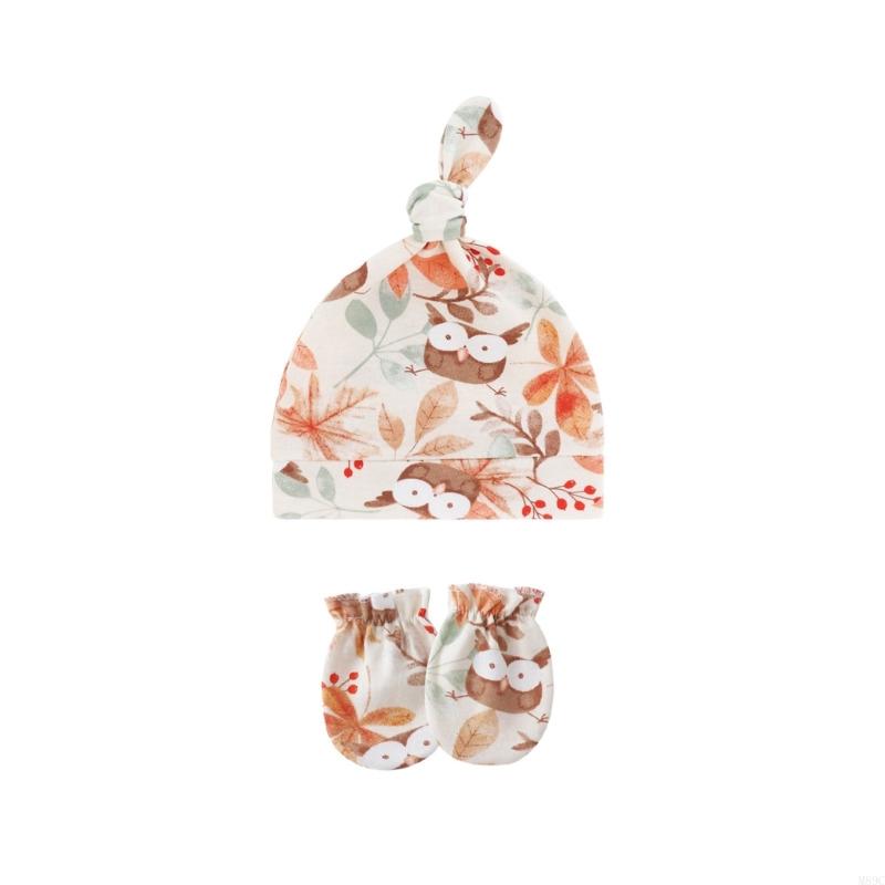 M89C 3 Definir chapéu bebê alg - Baby Mittens Scratch avaliação e preço