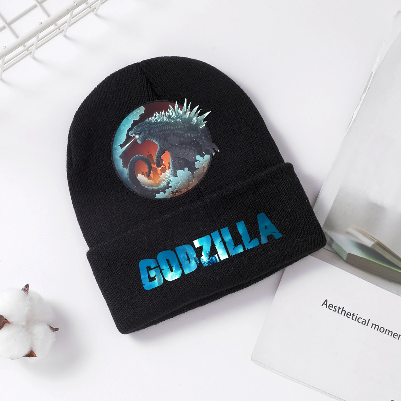 Godzilla chapéu de malha inver - Baby Clothing Gifts avaliação e preço