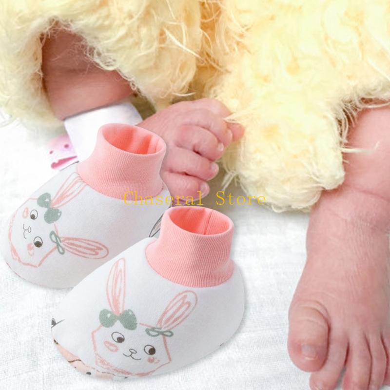 E7CE 4 conjuntos luvas algodão - Baby Mittens Scratch avaliação e preço