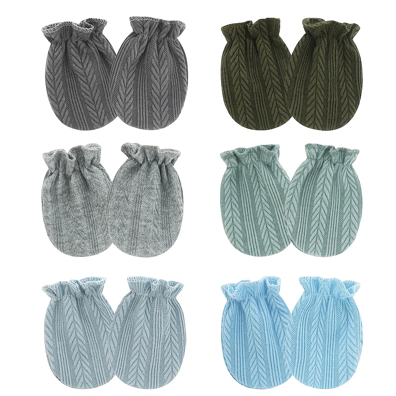 6 pares/lote luvas recém-nasci - Baby Mittens Scratch avaliação e preço