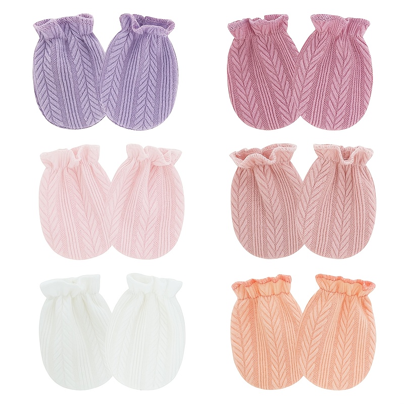 6 pares/lote luvas recém-nasci - Baby Mittens Scratch avaliação e preço