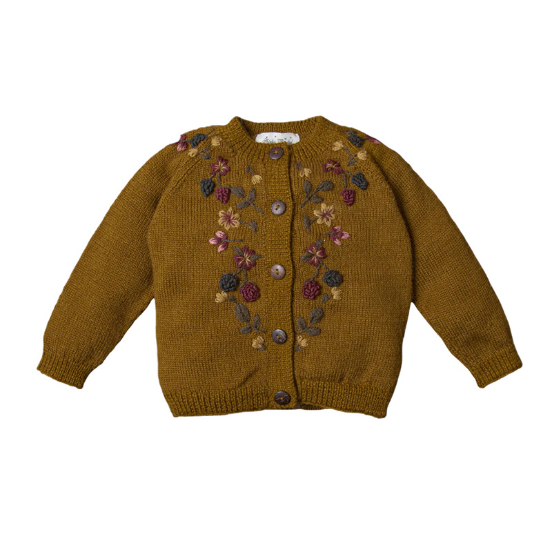 2024 meninas cardigan de malha - Knit Cardigan Infant avaliação e preço